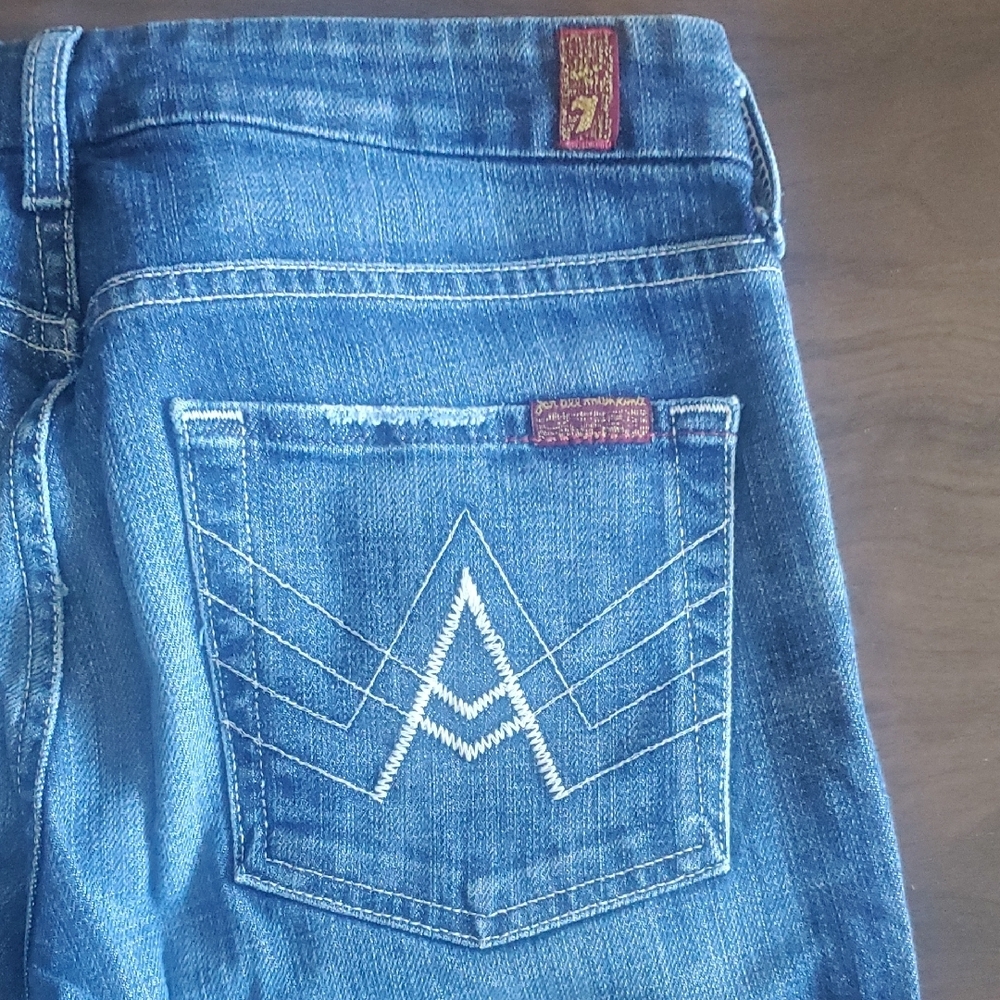 7 For All Mankind Women's Blue Jeans
